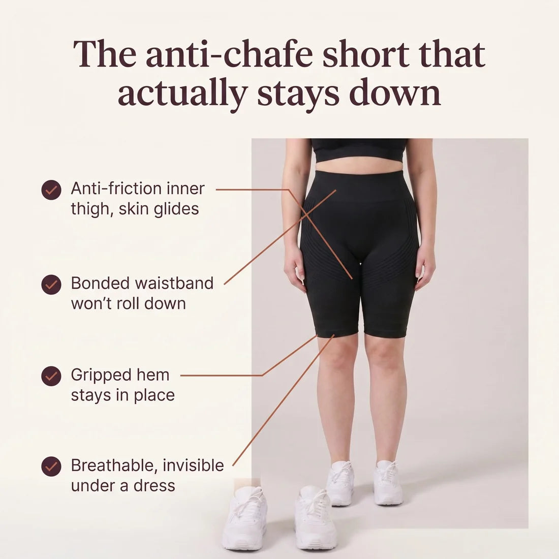 Sira Sculpt Anti-Chafing 3D Shorts